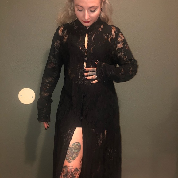 Lace maxi/goth style - Picture 1 of 4